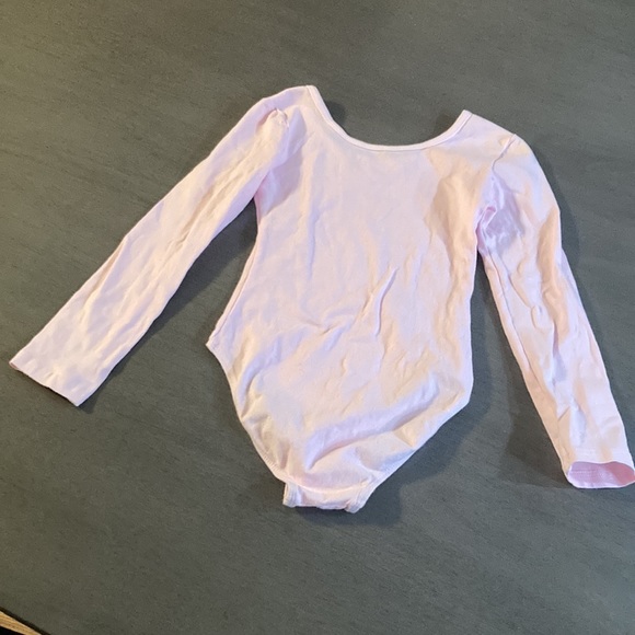 Danskin now girls small 6/6x pink long sleeve leotard - Picture 3 of 3